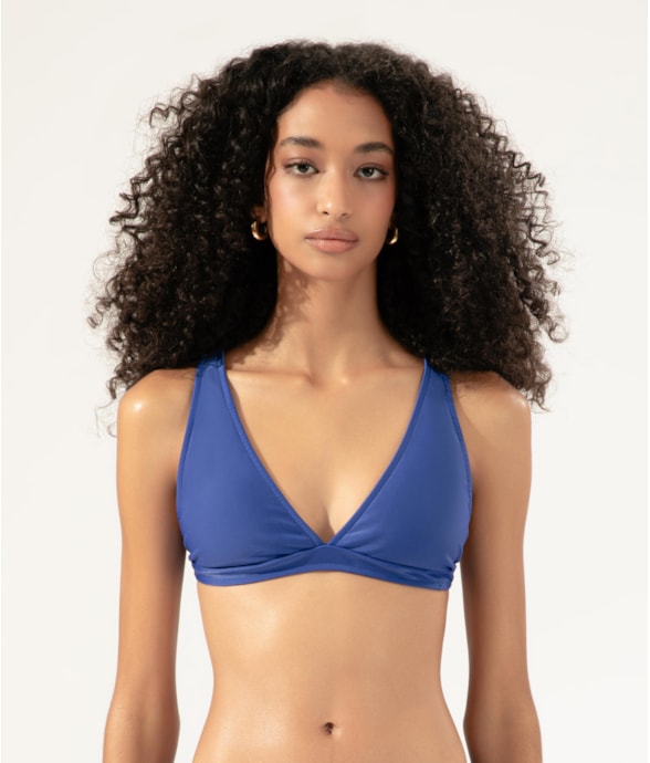 Top Triângulo Largo Sporty Royal