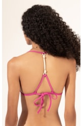Top Triângulo Longo Gaia Pink