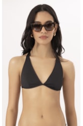 Top Triângulo Longo Gaia Preto