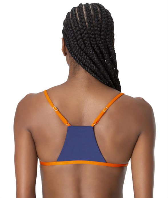 Top Triângulo Nadador Sporty Laranja