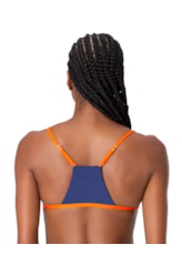 Top Triângulo Nadador Sporty Laranja