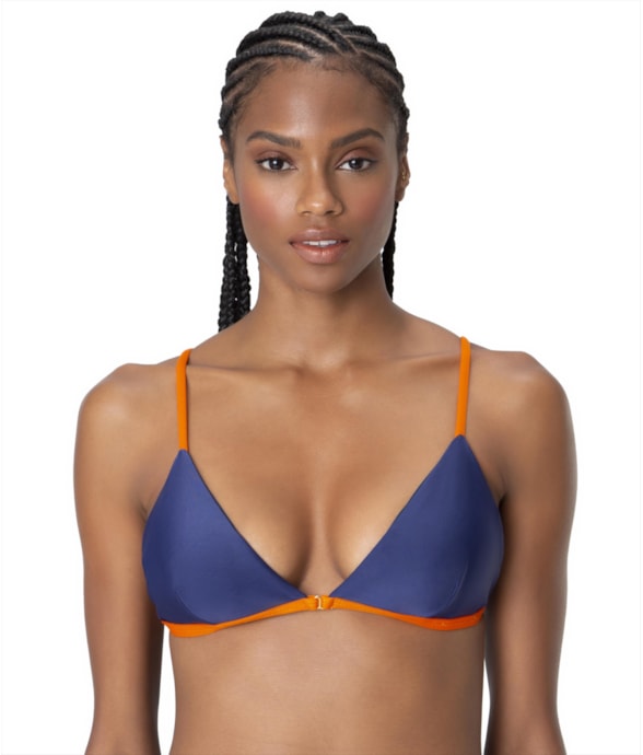 Top Triângulo Nadador Sporty Laranja