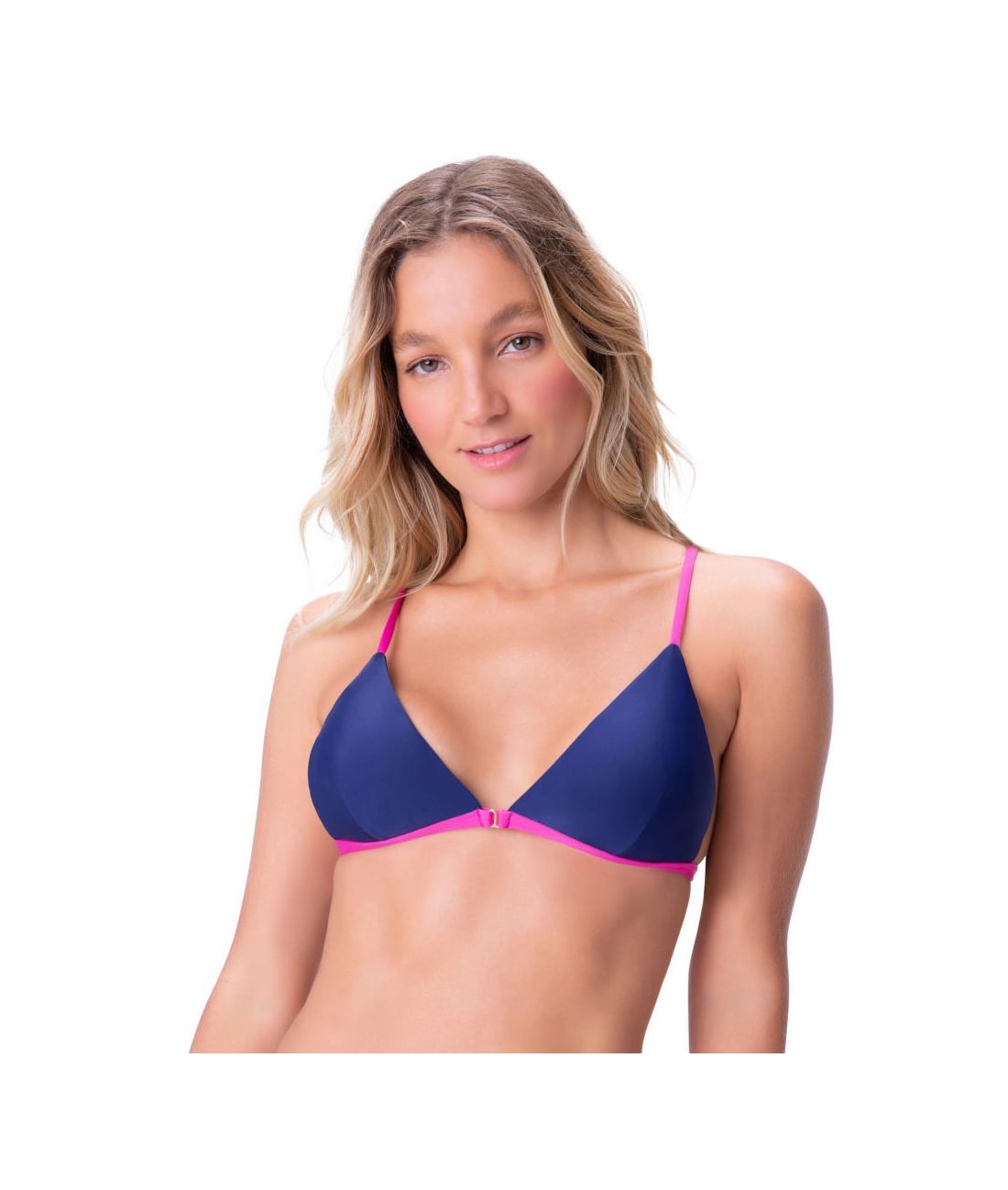 Top Triângulo Nadador Sporty Pink Rosa