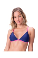 Top Triângulo Nadador Sporty Pink Rosa