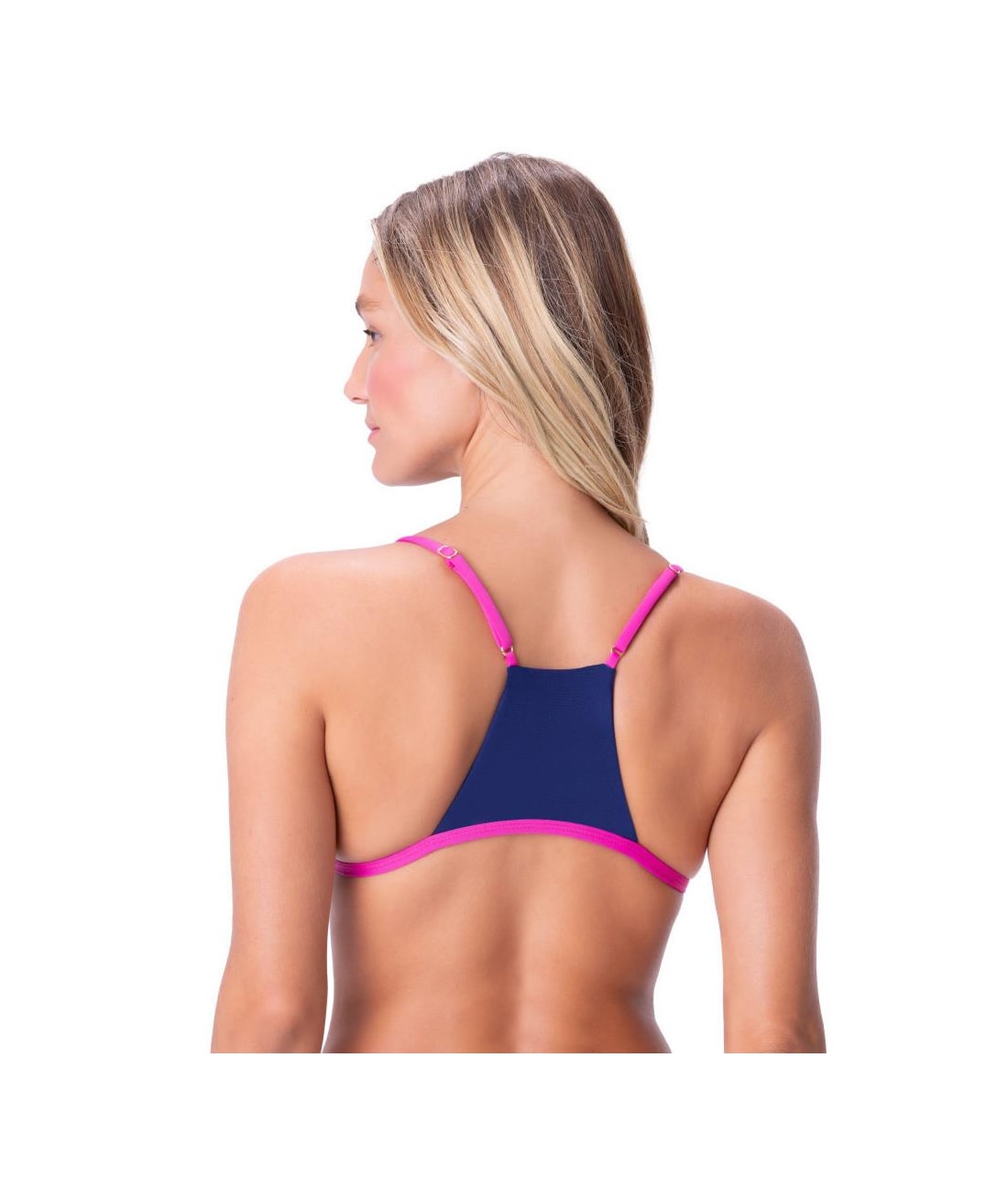 Top Triângulo Nadador Sporty Pink Rosa