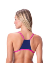 Top Triângulo Nadador Sporty Pink Rosa