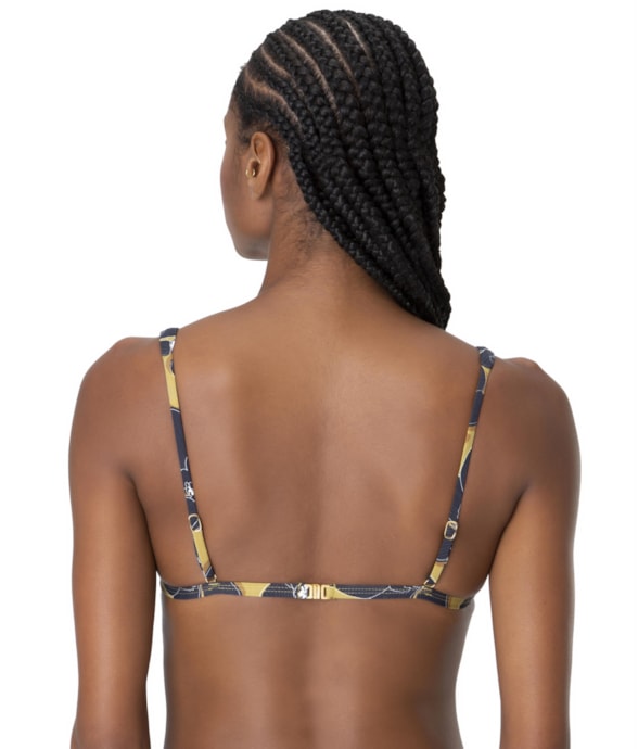 Top Triângulo Vanilla Mostarda