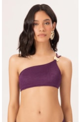 Top Um Ombro Só Nuage Roxo