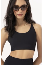 Top Wellness Alcas Poliamida Preto
