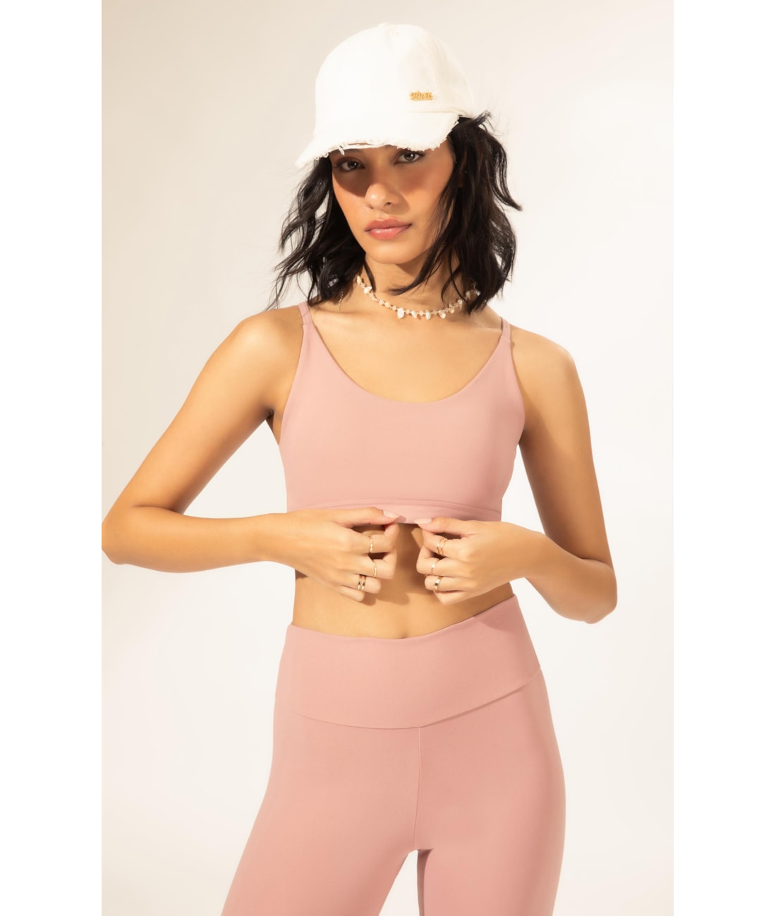 Top Wellness Alcas Poliamida Rosa Dusty