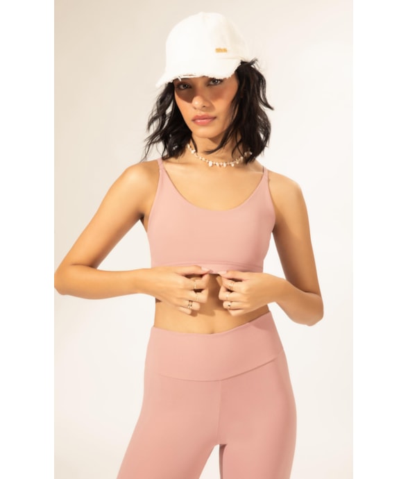Top Wellness Alcas Poliamida Rosa Dusty