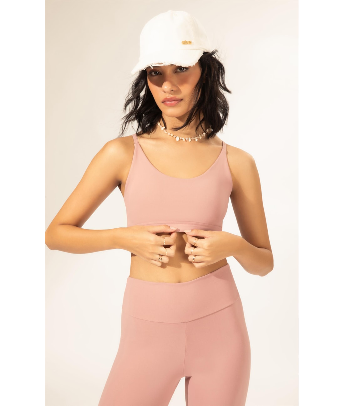Top Wellness Alcas Poliamida Rosa Dusty