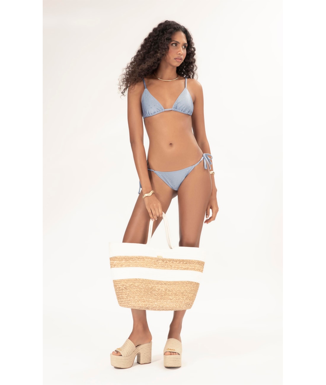 Totebag Bicolor Ylana Salinas Branco