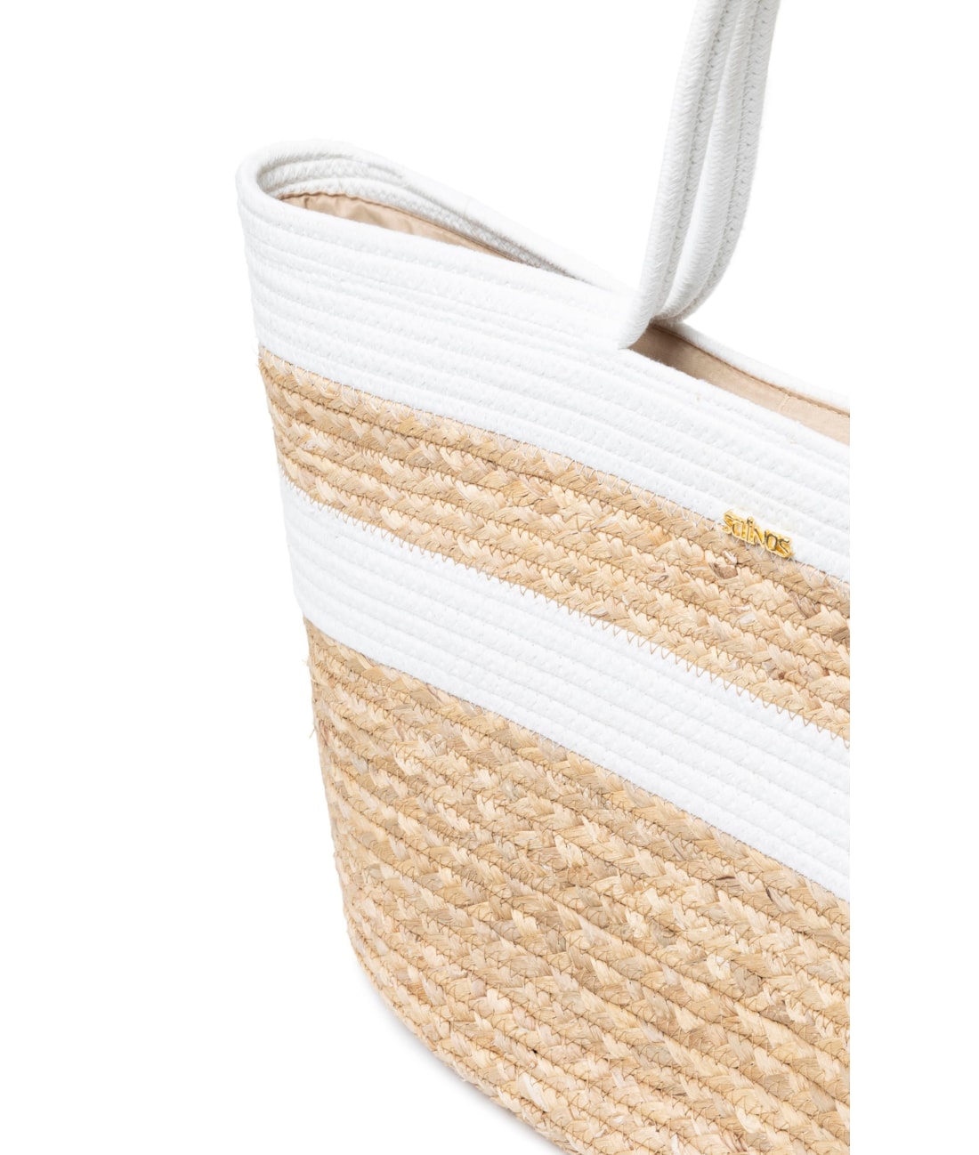 Totebag Bicolor Ylana Salinas Branco