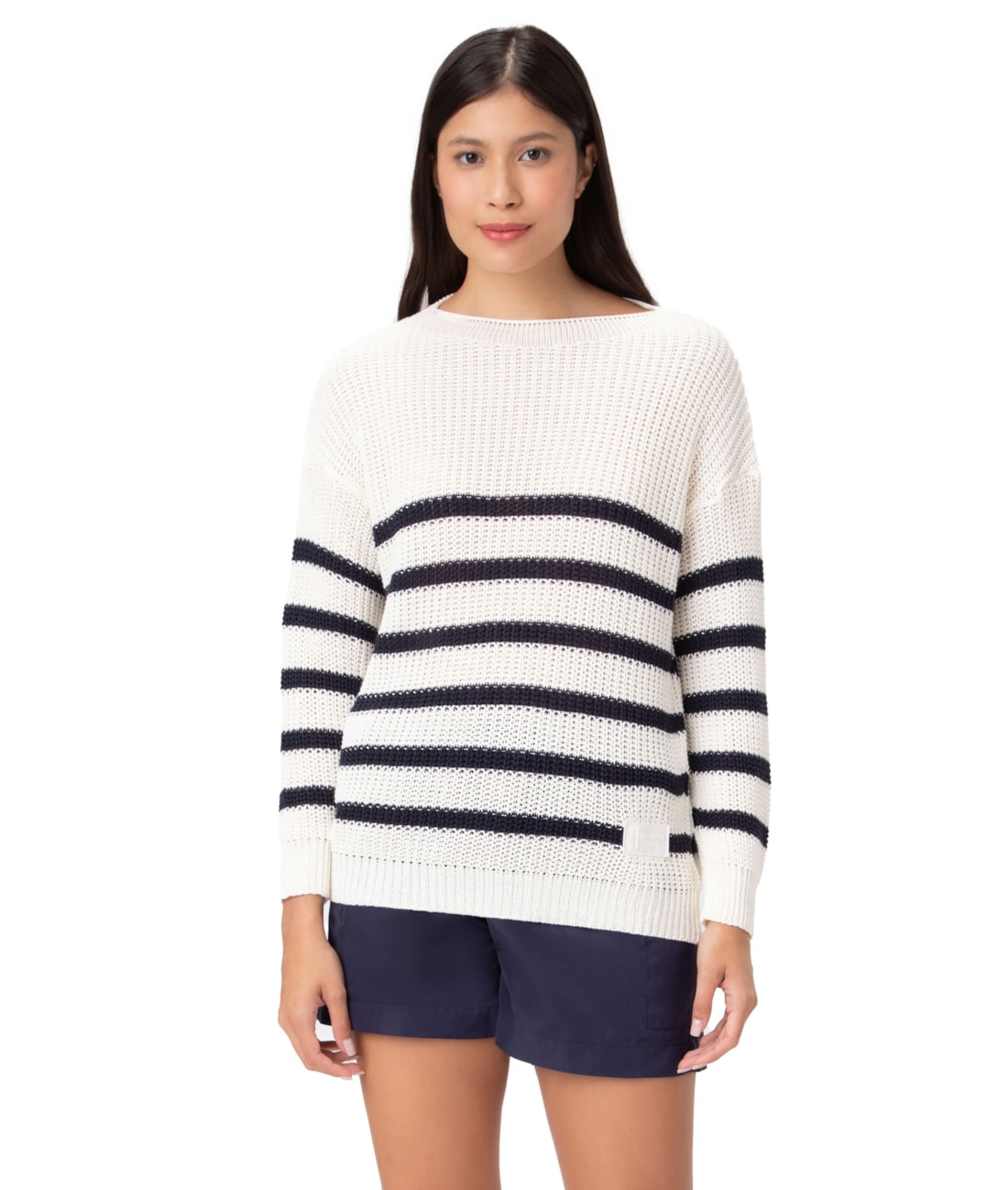 Tricot Holiday Listrado Marinho