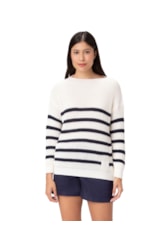Tricot Holiday Listrado Marinho
