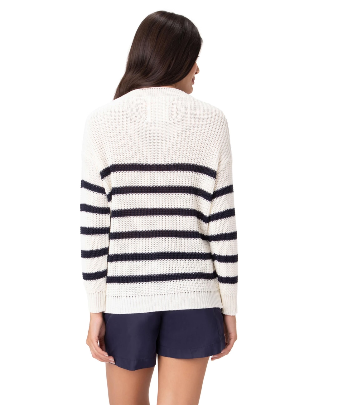 Tricot Holiday Listrado Marinho