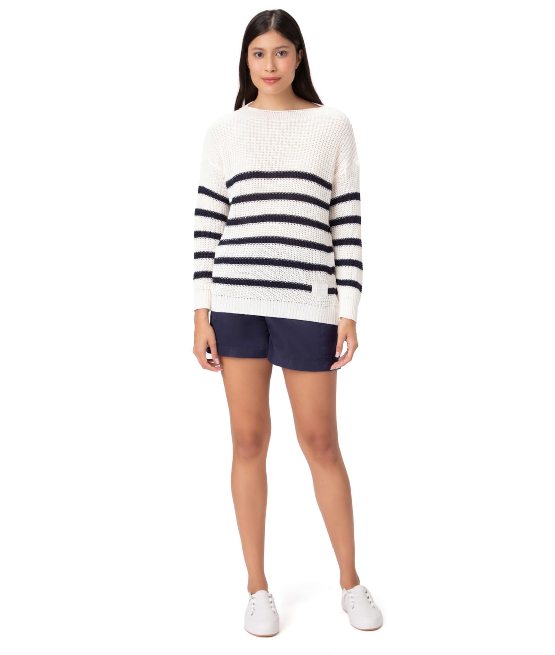 Tricot Holiday Listrado Marinho
