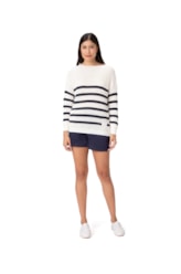 Tricot Holiday Listrado Marinho