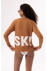 Tricot Jacquard Aspen Caramelo