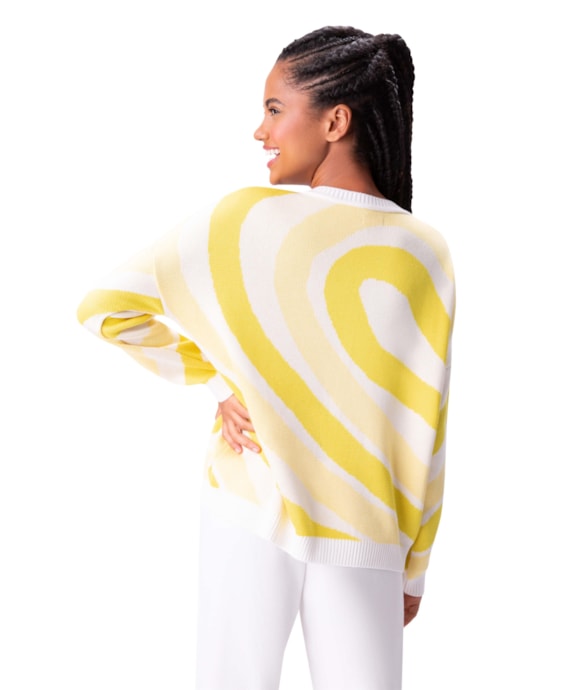 Tricot Jacquard Color Lemon