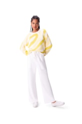 Tricot Jacquard Color Lemon