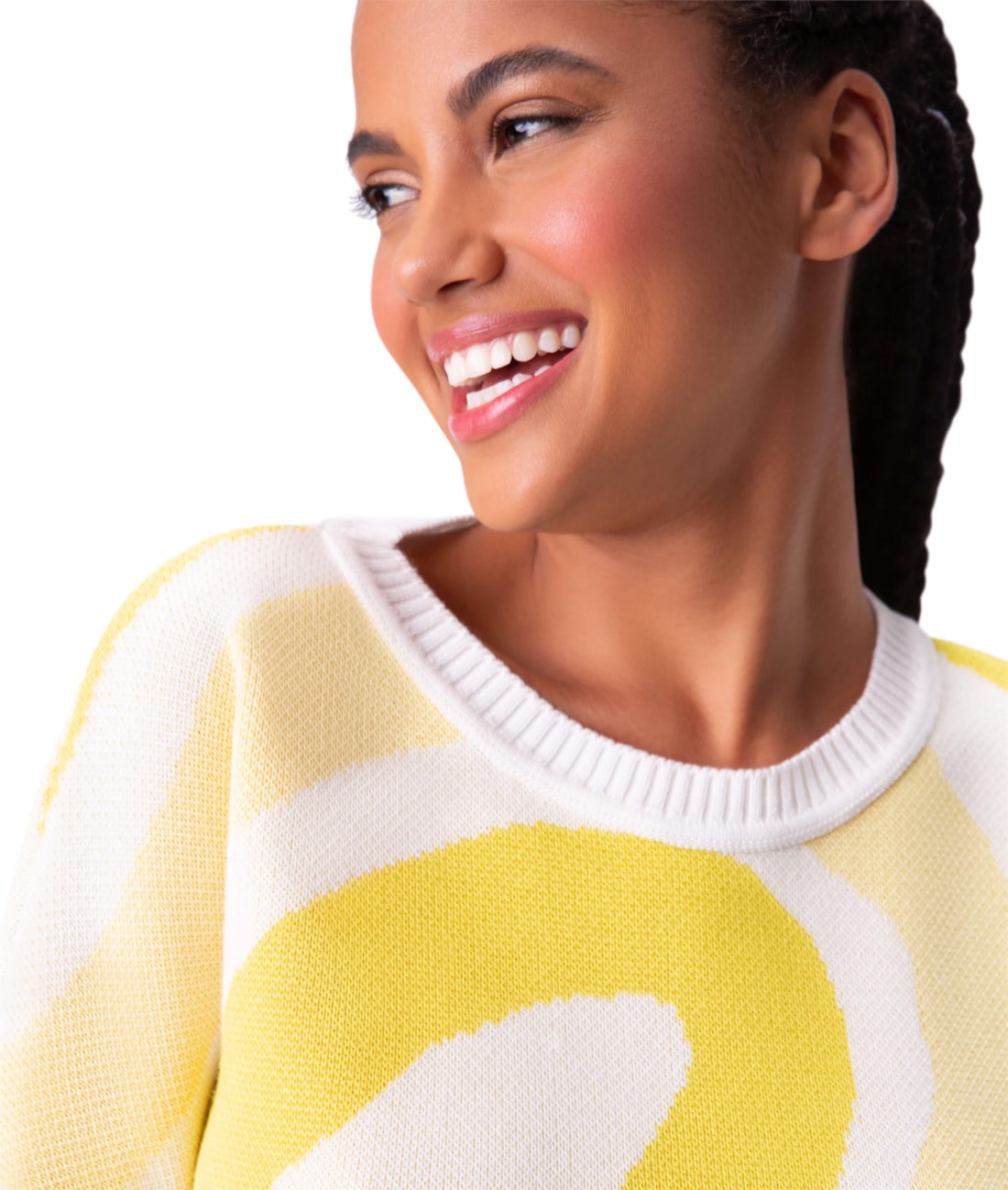 Tricot Jacquard Color Lemon