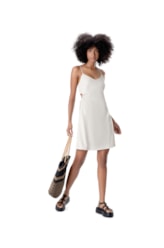 Vestido Alças Linen Soft Natural