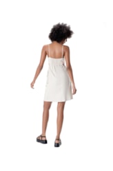 Vestido Alças Linen Soft Natural