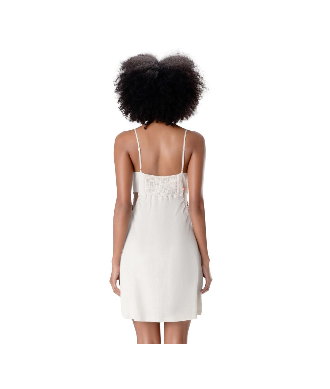 Vestido Alças Linen Soft Natural