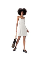 Vestido Alças Linen Soft Natural