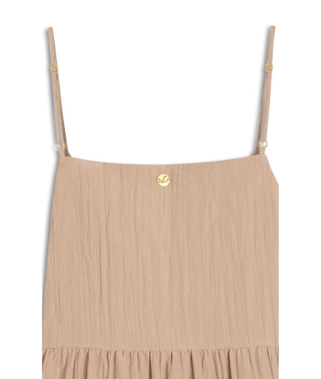 Vestido Alcinha Satin Waves Rosa Dusty