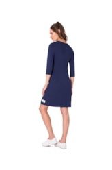 Vestido Crepe Pala Marinho