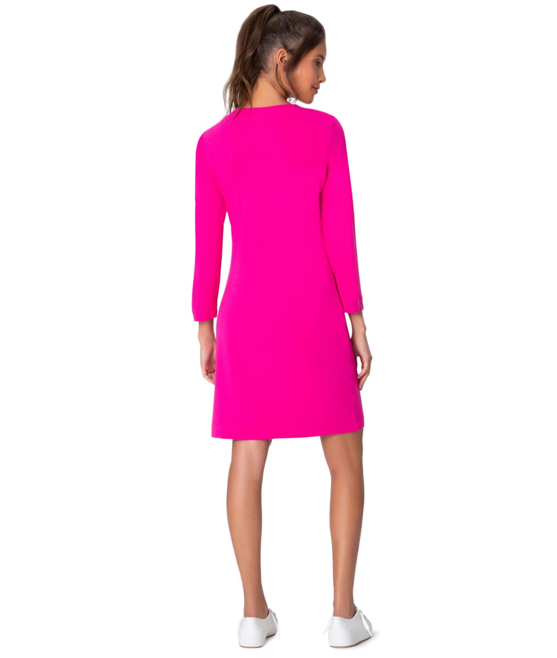 Vestido Crepe Pala Pink