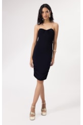 Vestido Crimp Sky Preto