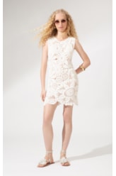 Vestido Crochet Bloom Branco