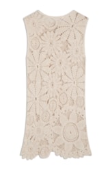 Vestido Crochet Bloom Natural