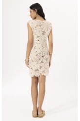 Vestido Crochet Bloom Natural