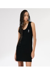 Vestido Curto Atoalhado Preto