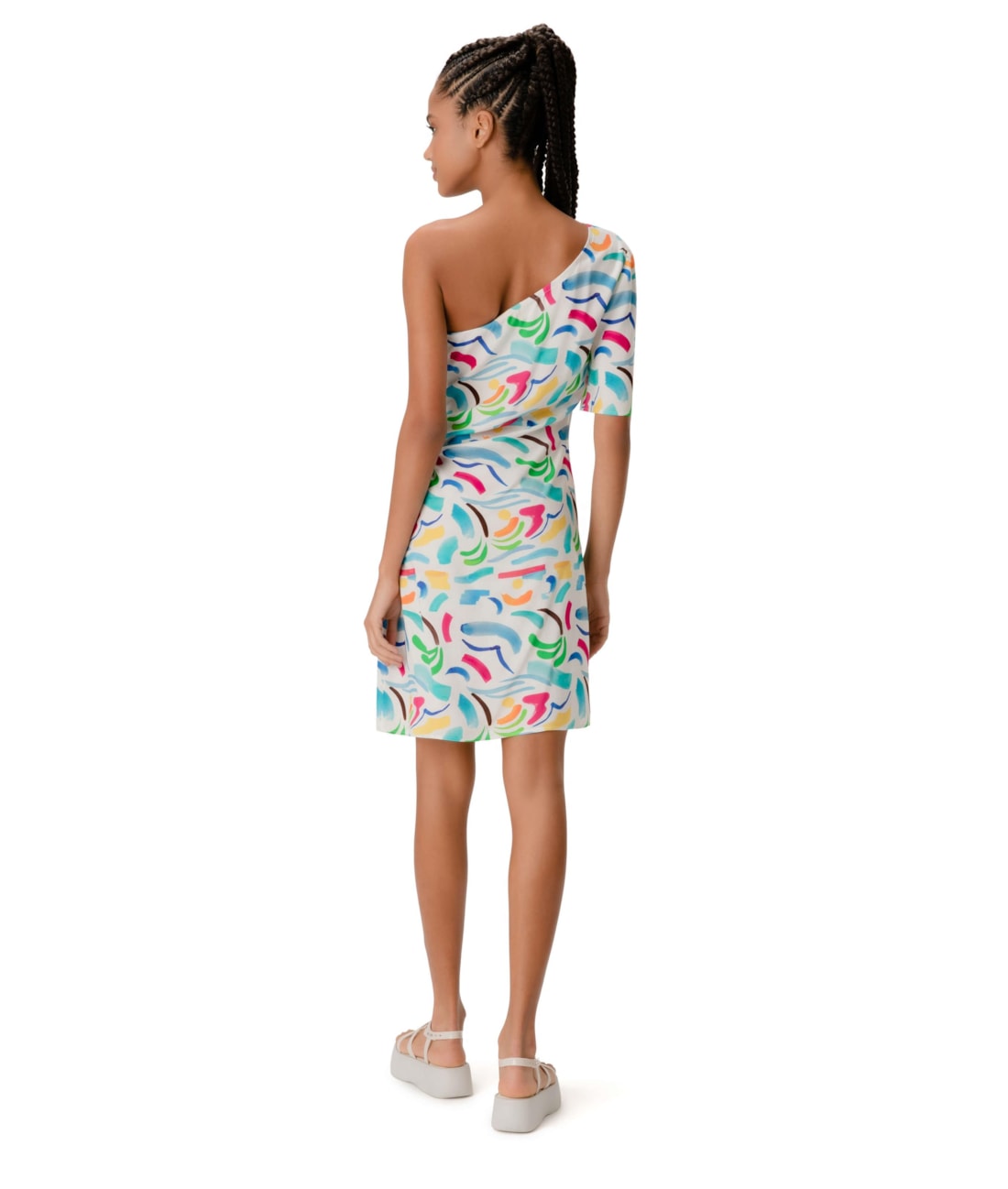 Vestido Curto Beira do Mar Branco