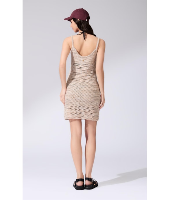 Vestido Curto Cali Natural