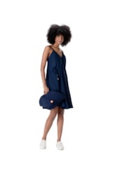 Vestido Curto Cotton Fine Dark Navy