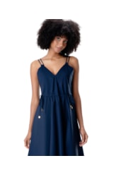 Vestido Curto Cotton Fine Dark Navy