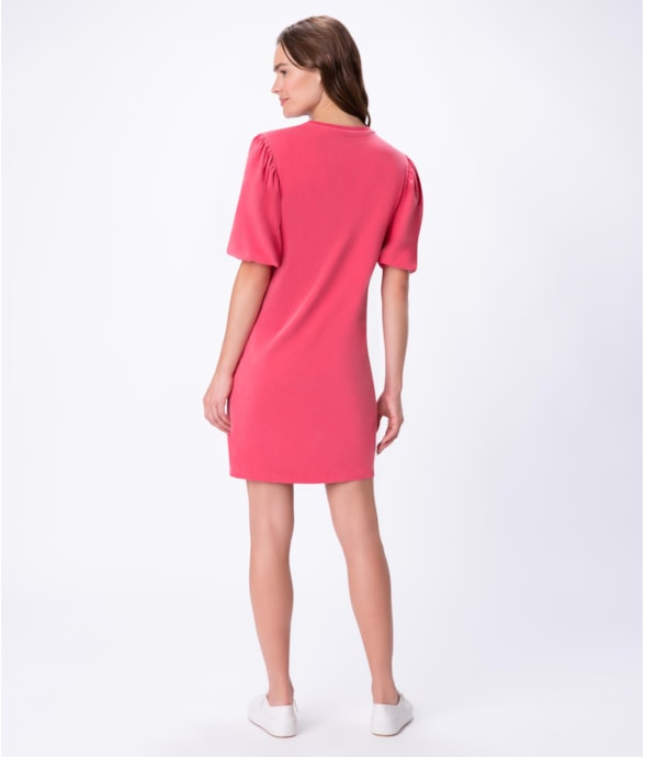 Vestido Curto Cotton Stone Vermelho
