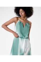 Vestido Curto Ggt Print Verde Jade