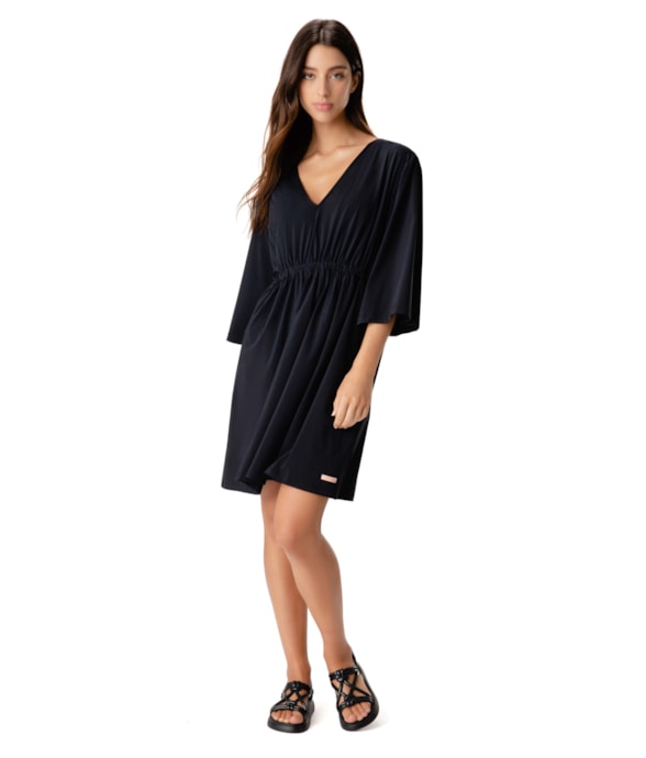 Vestido Curto Jersey Preto