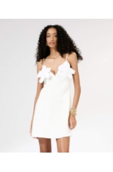 Vestido Curto Liso Blossom Branco