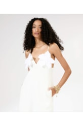Vestido Curto Liso Blossom Branco