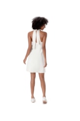 Vestido Curto Moletinho Soft Natural
