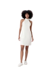 Vestido Curto Moletinho Soft Natural